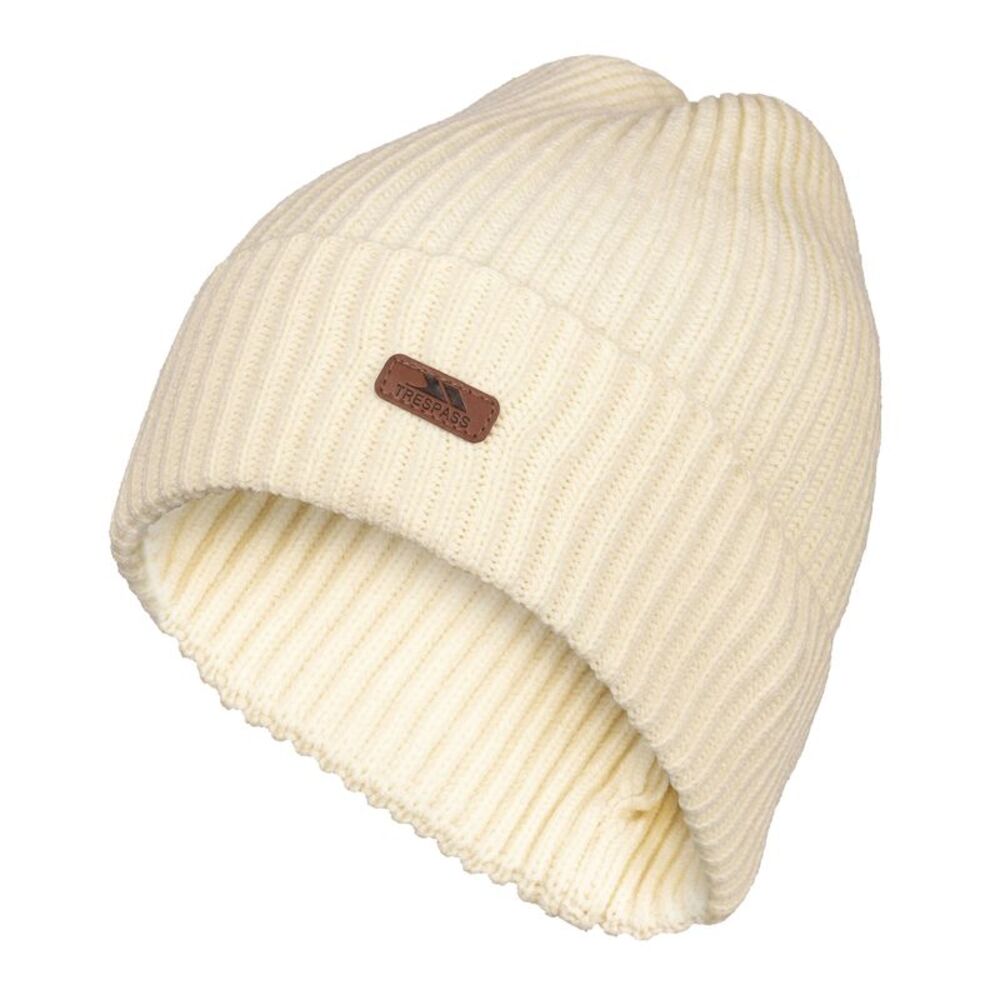 Trespass Unisex Adult Dornan Beanie / Cream